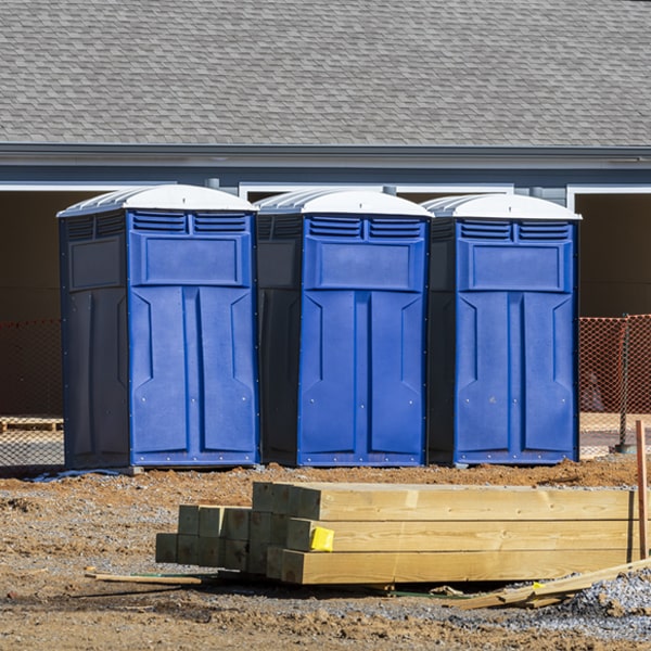 are there any restrictions on where i can place the portable restrooms during my rental period in West Manheim